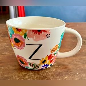 Monogram Z Opal House Floral 16oz Stoneware Coffee Mug